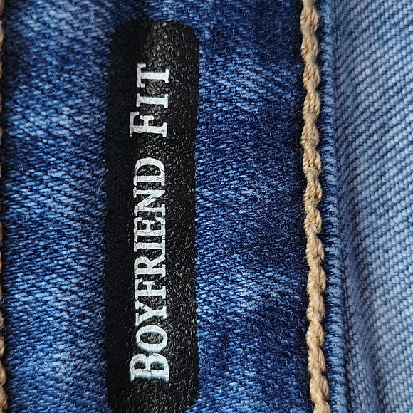 Judy Blue Boyfriend Fit Jeans Light Medium Wash Size 28 - Picture 13 of 15